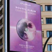 Affiche pour le groupe Coldplay